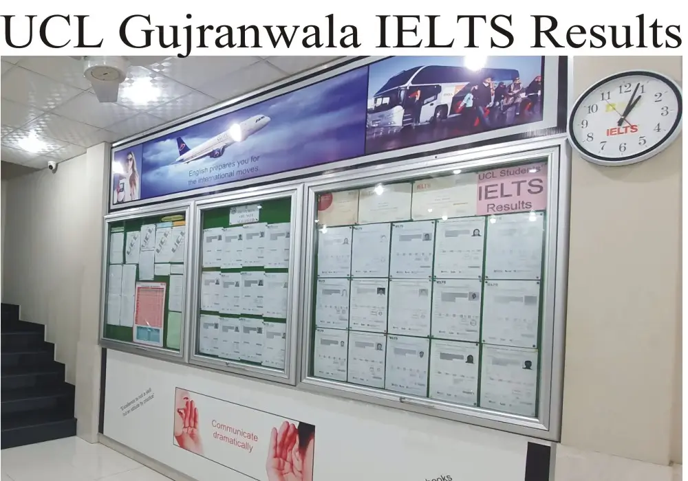 IELTS Results of UCL Students